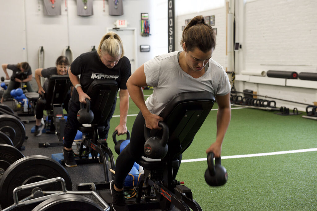 group workout class at Impact Metrowest in Framingham